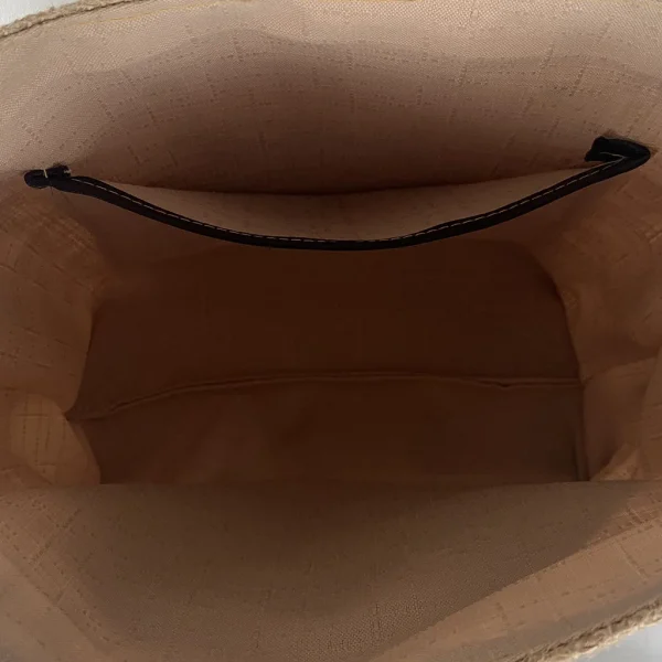 L'intérieur du sac KALÉÏDO avec sa poche plaquée • KerdeL Créations